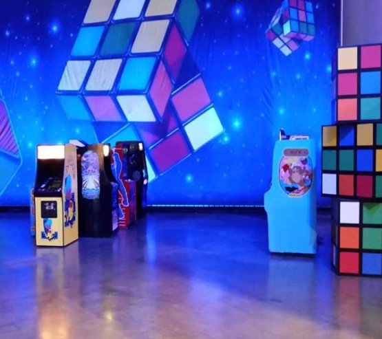 Retro--Classics-with-Backdrop Arcade Game Rental Costs
