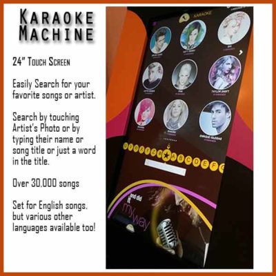 Touch Screen for Karaoke Machine