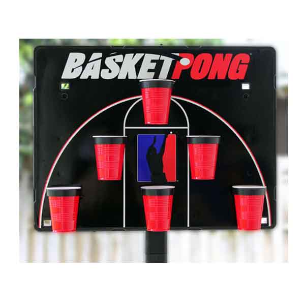 Basketballfeld Bier-Pong-Tisch Basketballoptik