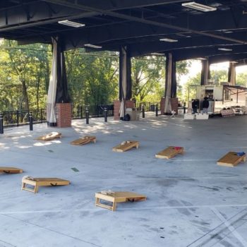 Rent Cornhole Sets at Employee Appreciation Event