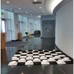 Giant Checkers at Office Employee Appreciation Event