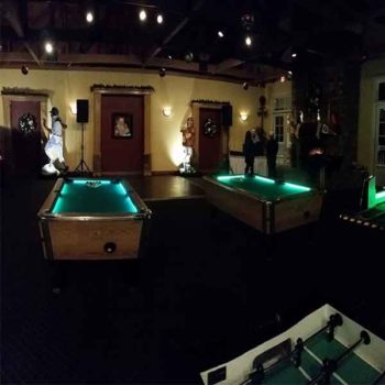 LED Pool Tables Foosball and Putting Challenge Golf