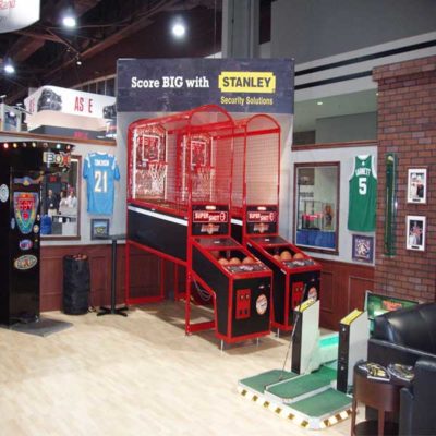 Sports Bar Theme with Boxer, Pop A Shot, and Golf Game