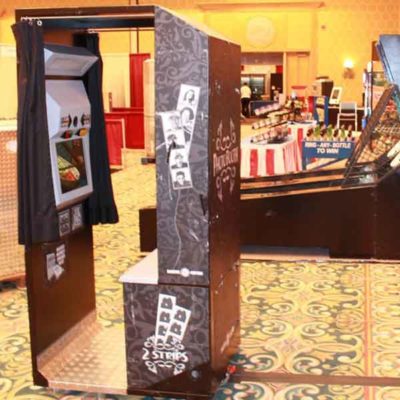 Vintage Photo booth at Tradeshow