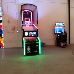LED NBA Hoop Arcade Machines at Birthday Party