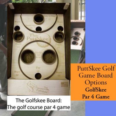 Golf Putting Game Par 4 Board