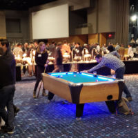 LED Pool Tables at Corporate Party