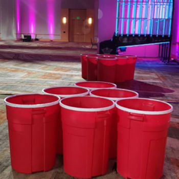 Giant Beer Pong in Ballroom