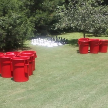 Giant Pong and Giant Chess