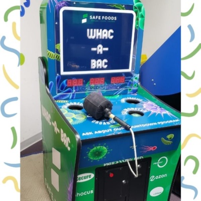 Custom Branded Whack a Mole Game for trade show