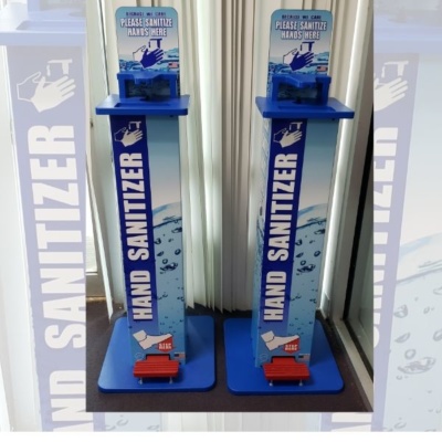 Two Hand Sanitizer Stands