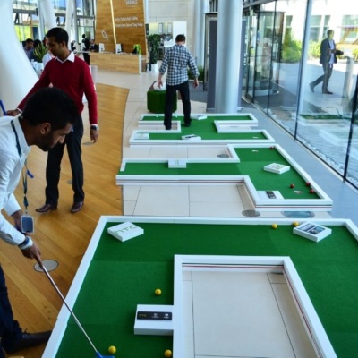 Office Party with Golf Theme