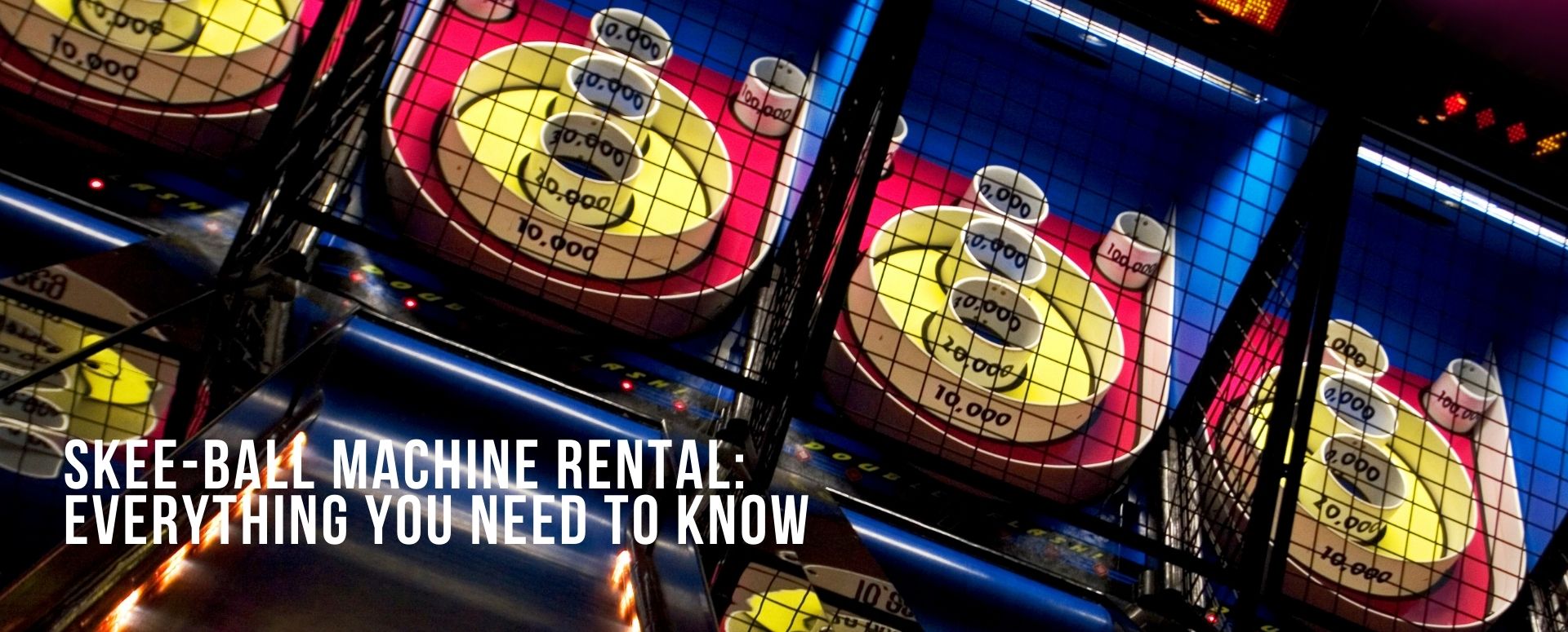 Skee Ball Rental All you need to know