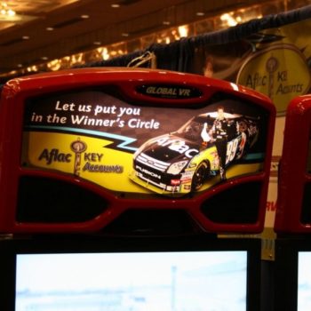 Custom Header for NASCAR Arcade Driving Game