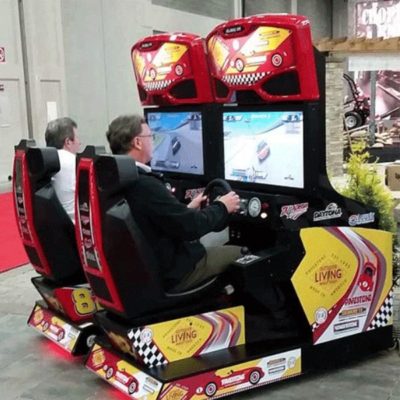 Custom Arcade Racing Game for Trade show GAmes