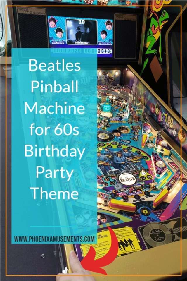 60s Party Ideas with Pinballs