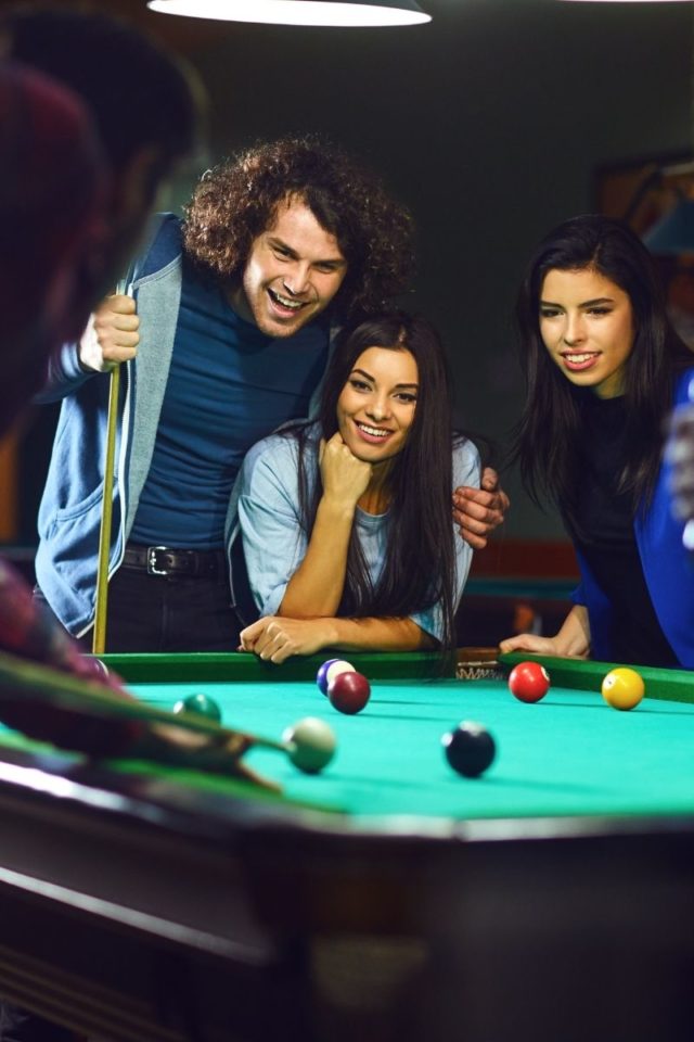 Billiards at Social Event - Pool Tables for Rent