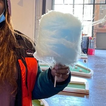 Fluffy Cotton Candy from Vending Machine