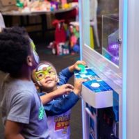 J McAllister Events Custom Claw Machine with Guests