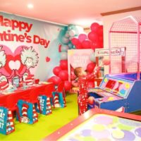 J McAllister Events Perfect Valentines with Mini Basketball and Mini Air Hockey at Dr Suess Theme