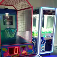 Mini Basketball and Claw Machine for Kids Party