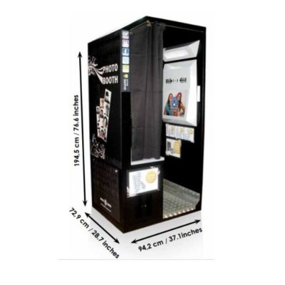 Enclosed Photo Booth Rental Measurements