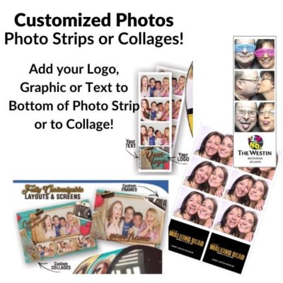 Custom your photos with our Traditional Photo Booth Rental