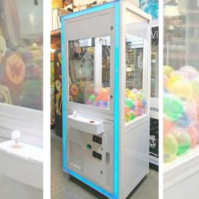 White Claw Machine with LEDs On
