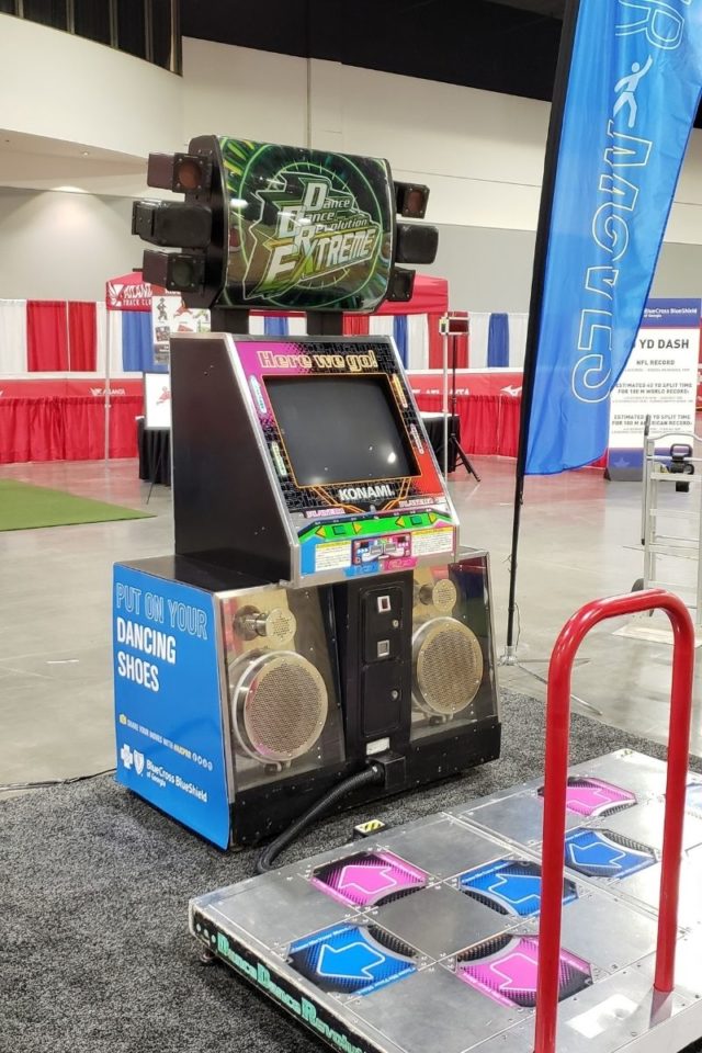Branded Dance Machine for Health Trade Show