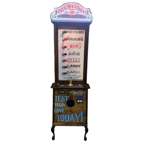 Love Tester Carnival Machine - Arcade Party Rental Classic