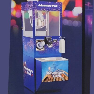 Custom Branded Commercial Popcorn Machine Rental with Dispenser