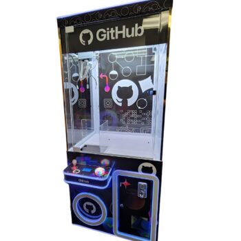 Custom White Claw Machine with Complete Wrap-Black Claw Machine