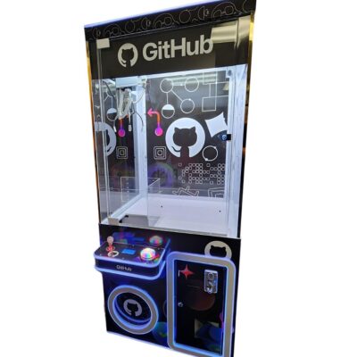 Custom White Claw Machine with Complete Wrap-Black Claw Machine