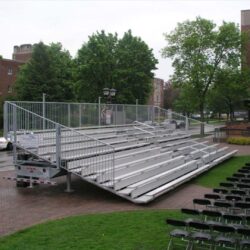 Mobile Bleachers Rental 10 Row