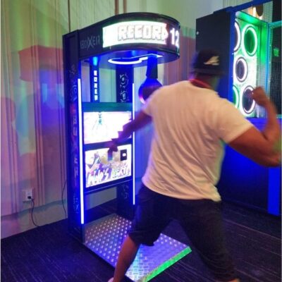 LED Boxing Arcade Machine at Atlanta Corp Event
