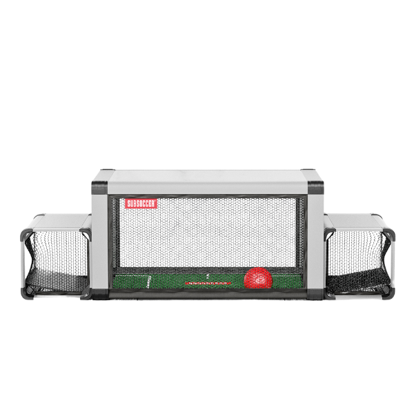 Table soccer game with benches