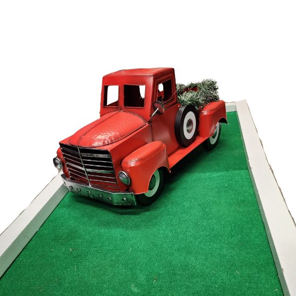 Vintage Red Pickup Truck