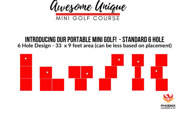 Standard 6 Hole Mini Golf Course Design