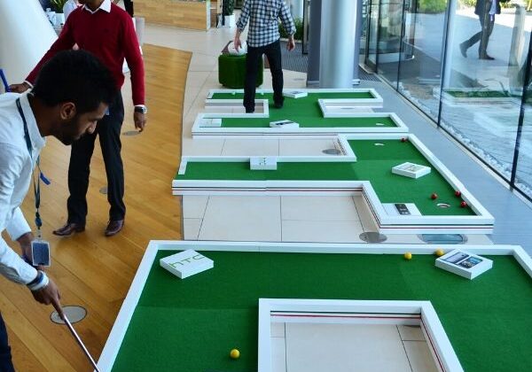 Office Party with Golf Theme